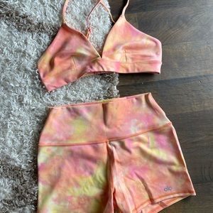 Alo Yoga Bra & Short Set